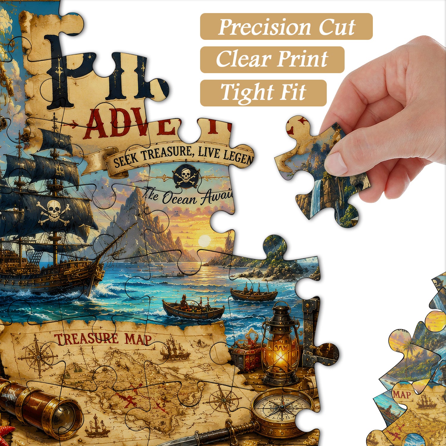 Pirate Adventure Jigsaw Puzzle 1000 Pieces