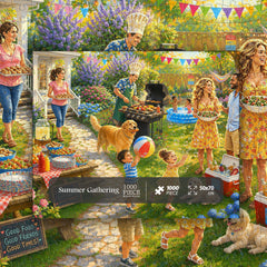 Summer Gathering Jigsaw Puzzle 1000 Pieces