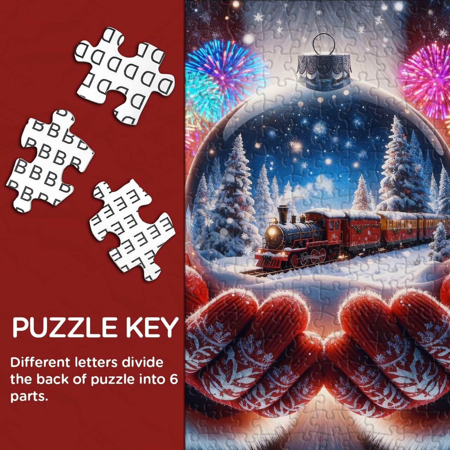 Train Crystal Ball Jigsaw Puzzle 1000 Pieces