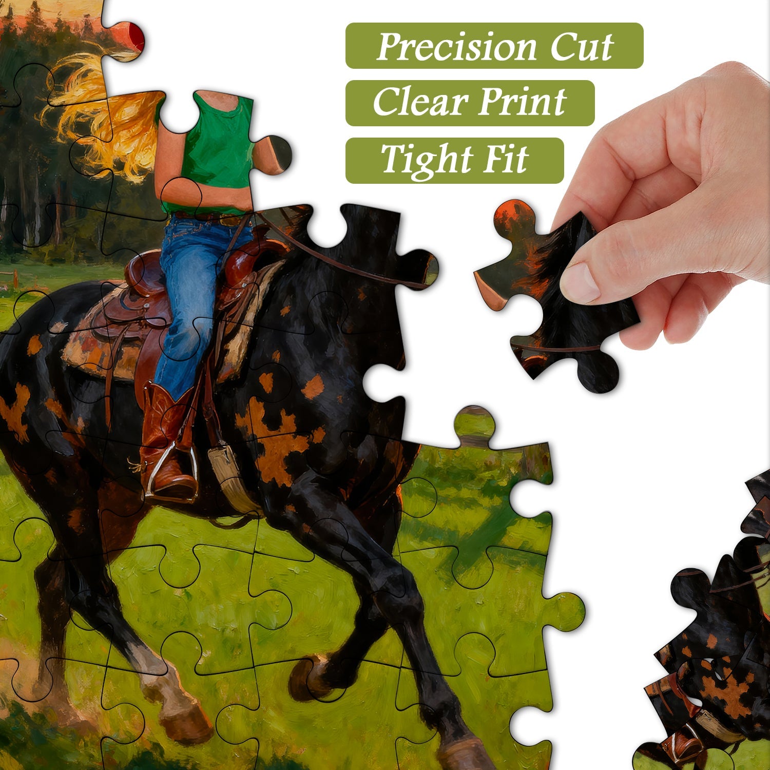 Galloping à Dusk Jigsaw Puzzle 1000 pièces