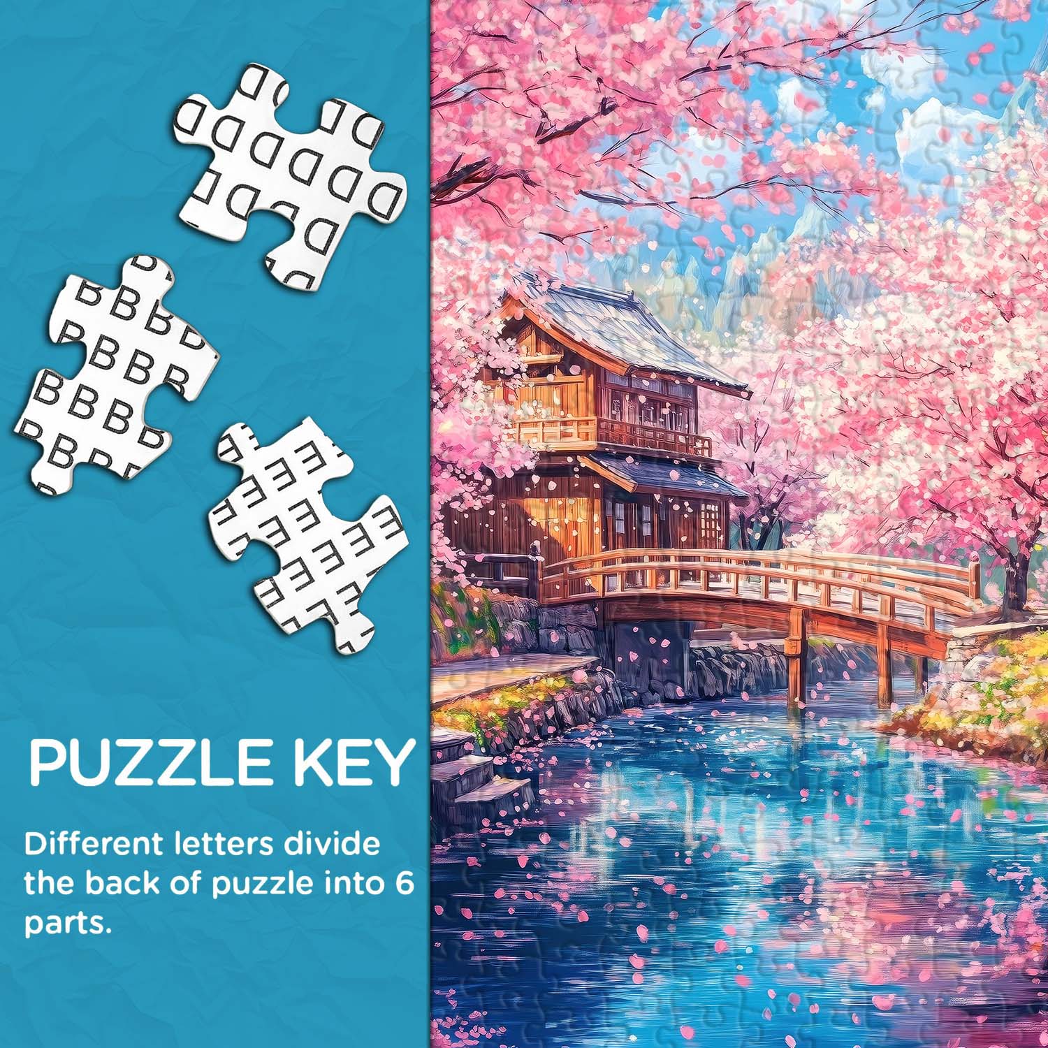 Cherry Blossom Wonderland Jigsaw Puzzle 1000 Pieces