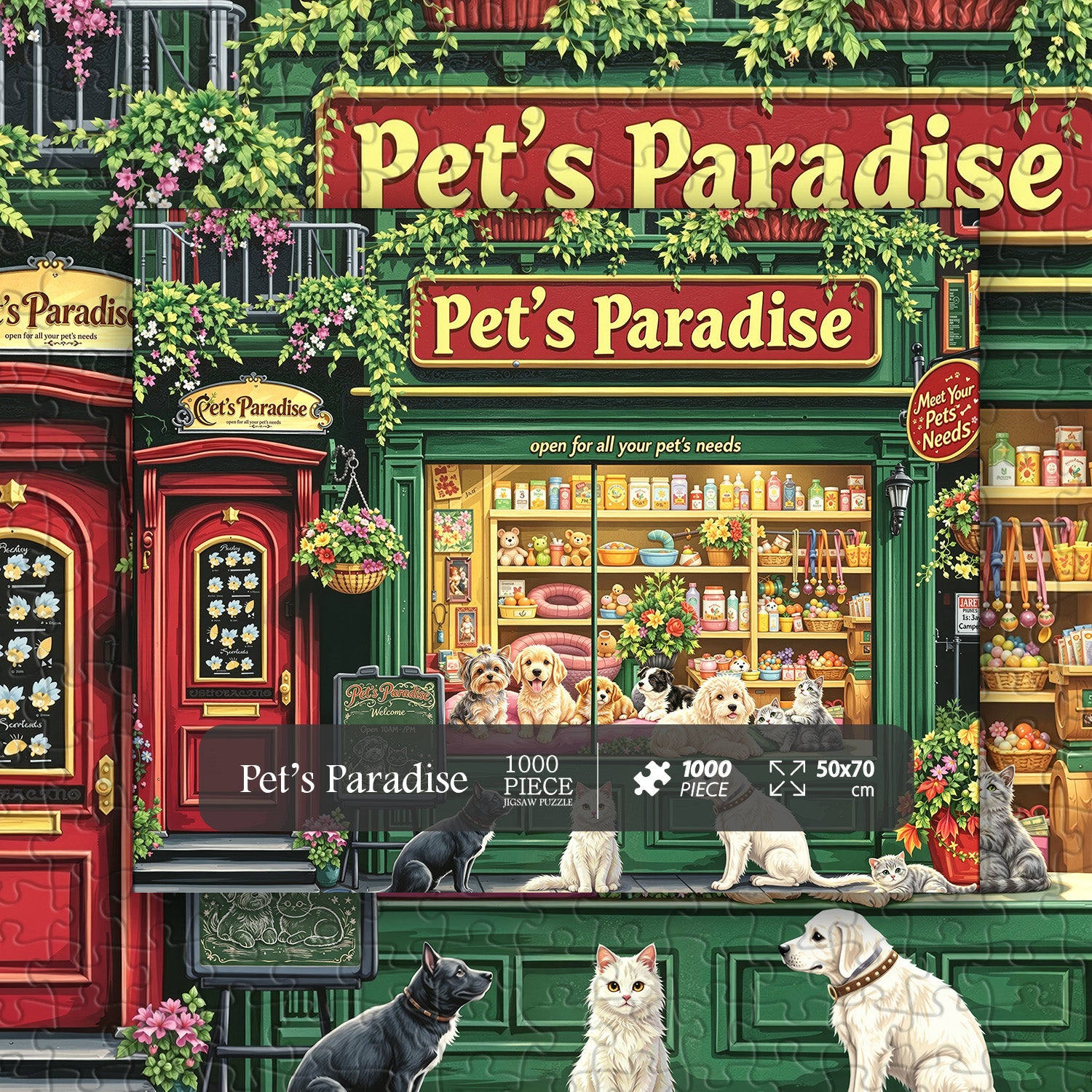 Pet’s Paradise Jigsaw Puzzle 1000 Pieces