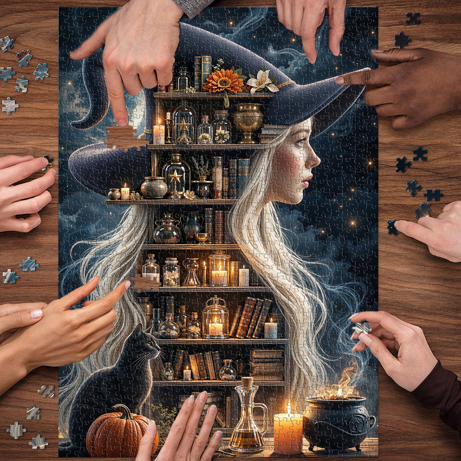 Starlit Sorceress Jigsaw Puzzle 1000 Pieces