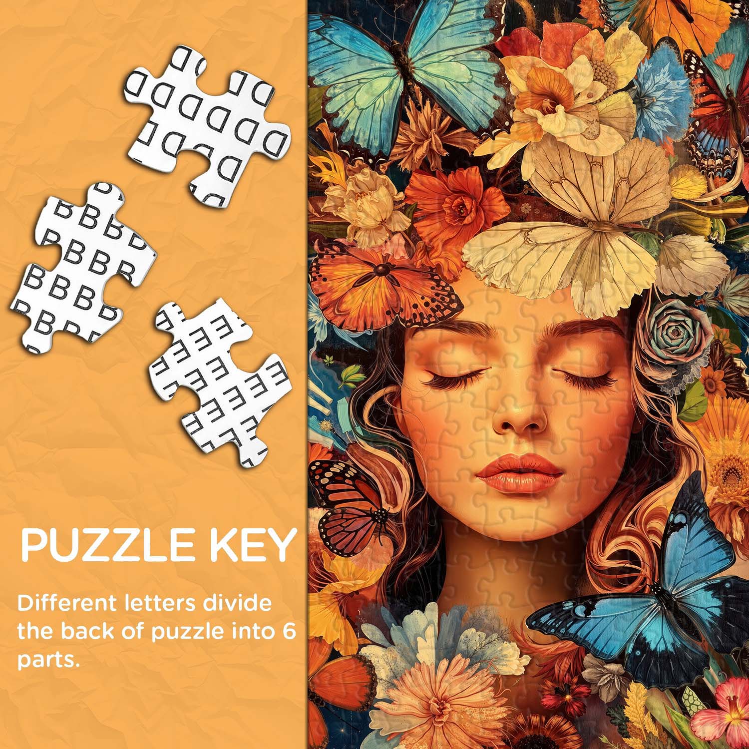 Butterfly Muse Jigsaw Puzzle 1000 Pieces