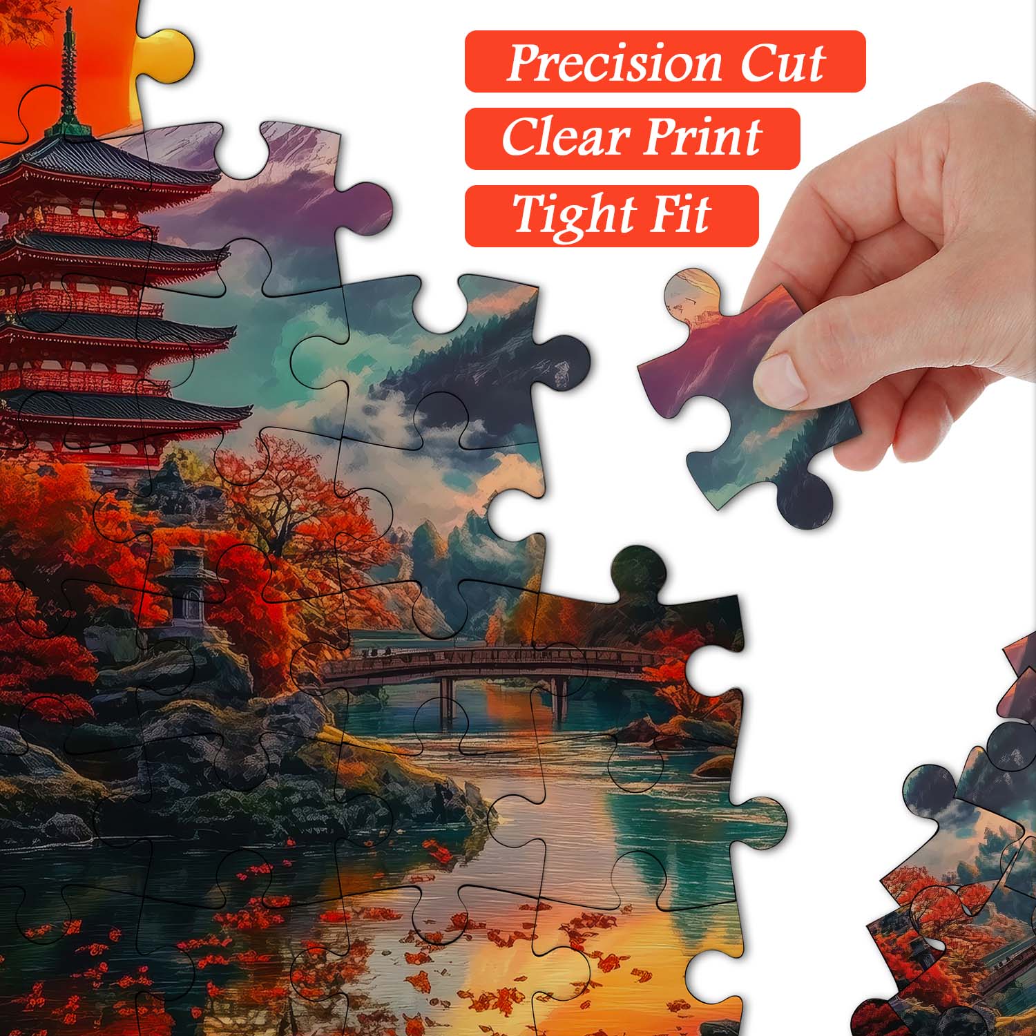 Fuji's Autumn Elegance Puzzle 1000 Teile