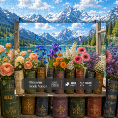 Blossom Book Vases Jigsaw Puzzle 1000 Pieces
