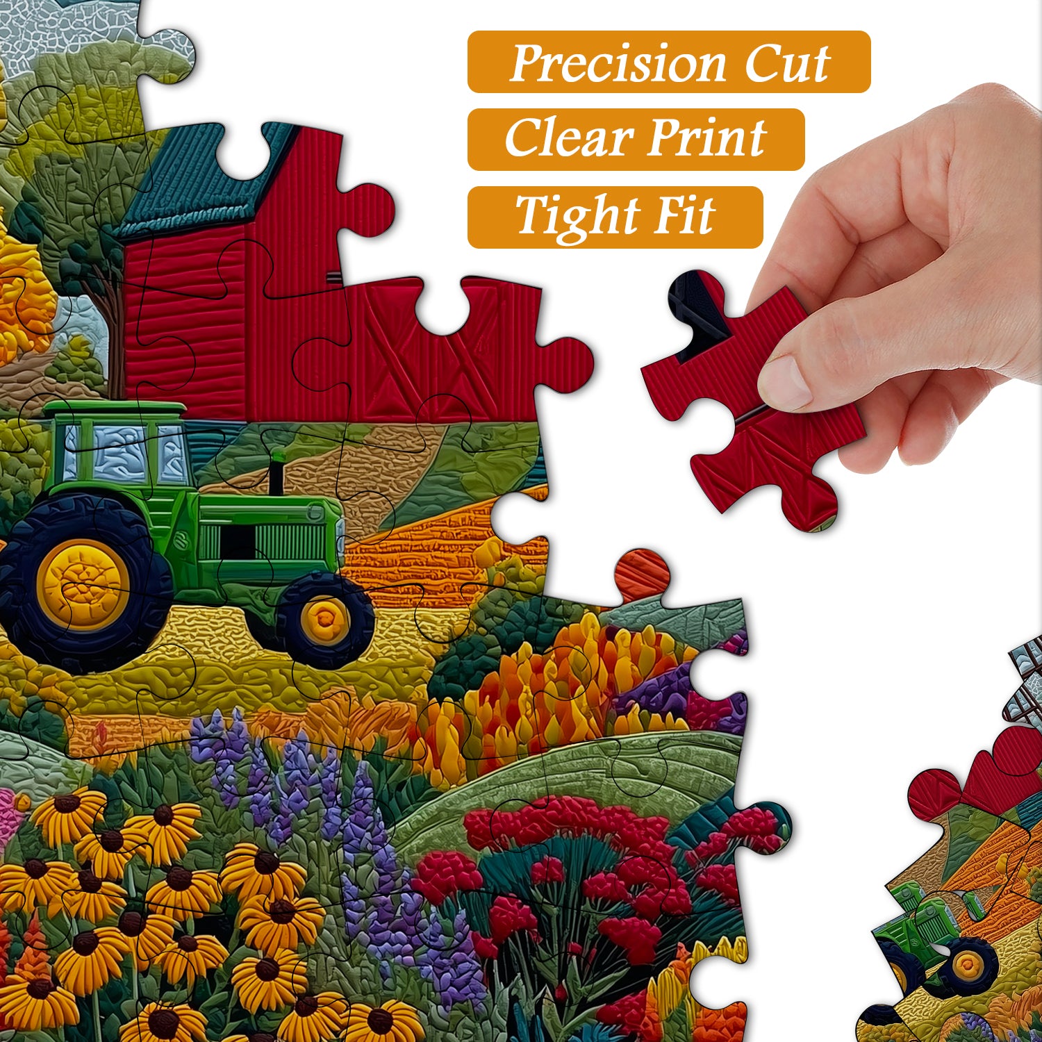 Barn of Blossoming Days Jigsaw Puzzle 1000 Pieces