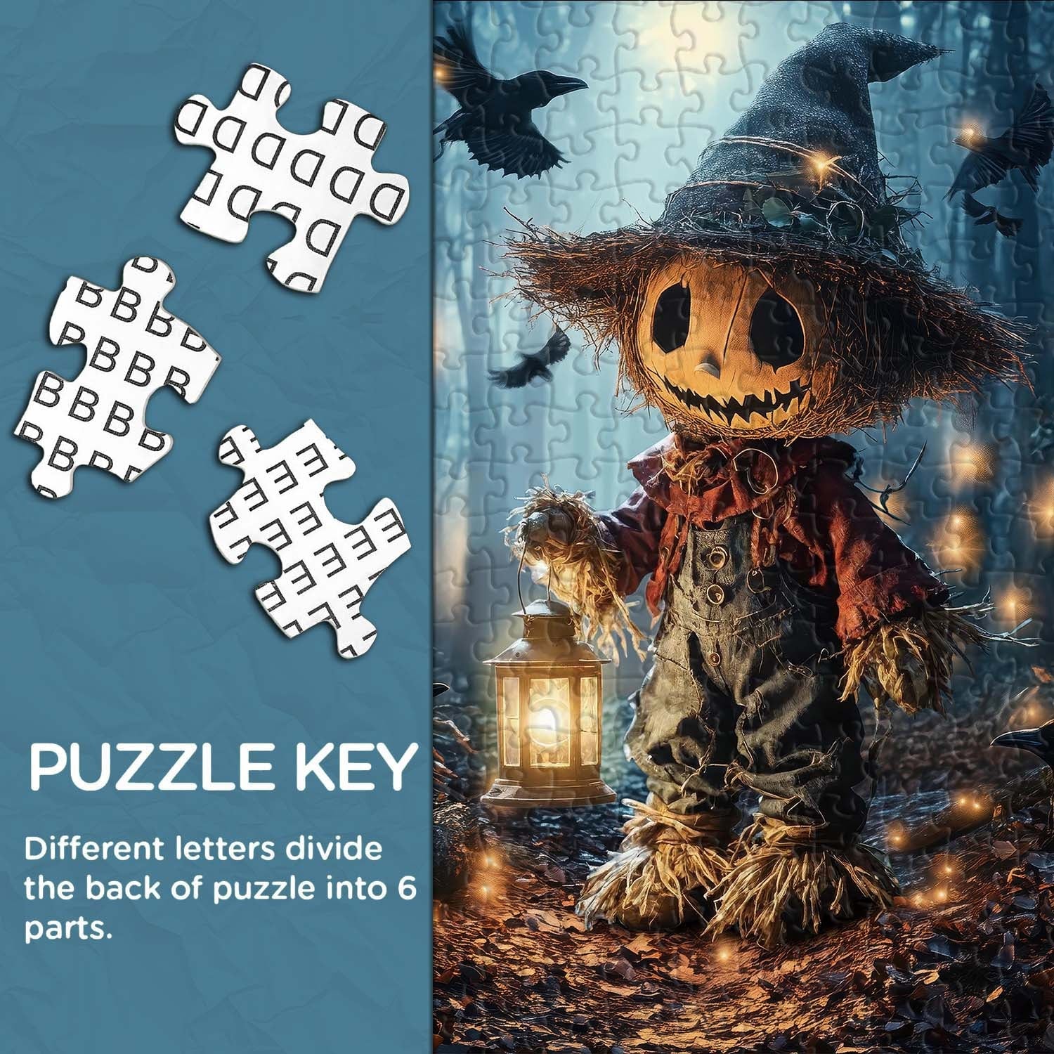 Starry Path Scarecrow Jigsaw Puzzle 1000 Pieces
