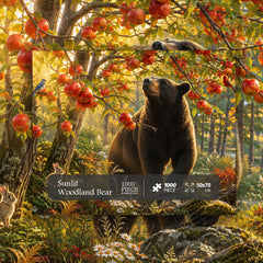 Sunlit Woodland Bear Jigsaw Puzzle 1000 Pieces