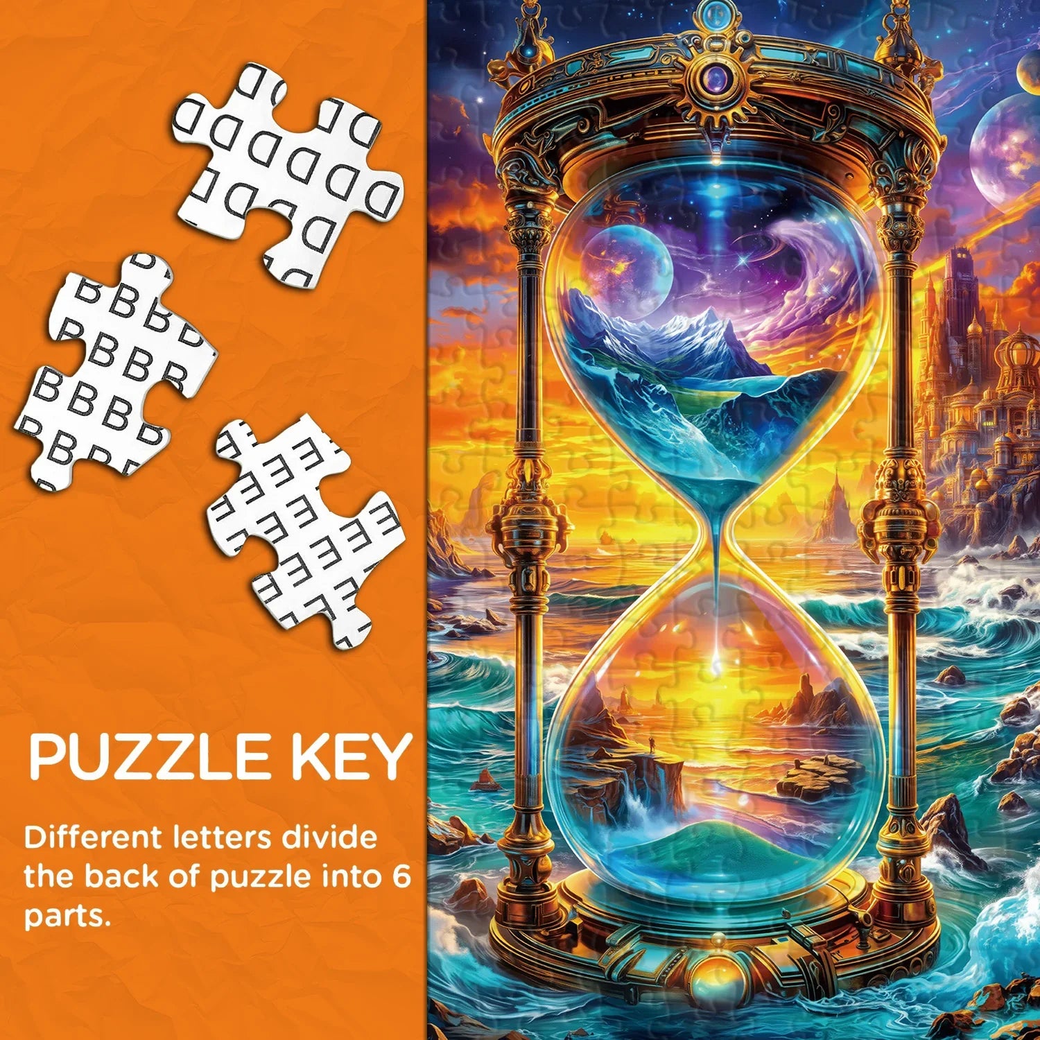 Cosmic Hourglass Jigsaw Puzzle 1000 Pieces