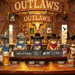 Puzzle Saloon Kitties da 1000 pezzi