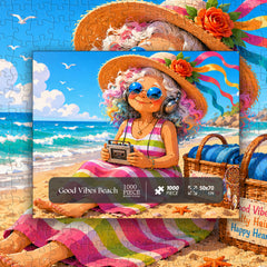 Puzzle Good Vibes Beach, 1000 pezzi