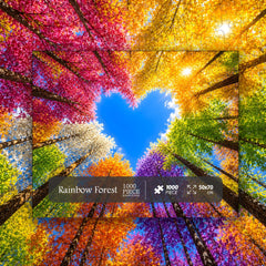 Puzzle Foresta Arcobaleno 1000 Pezzi