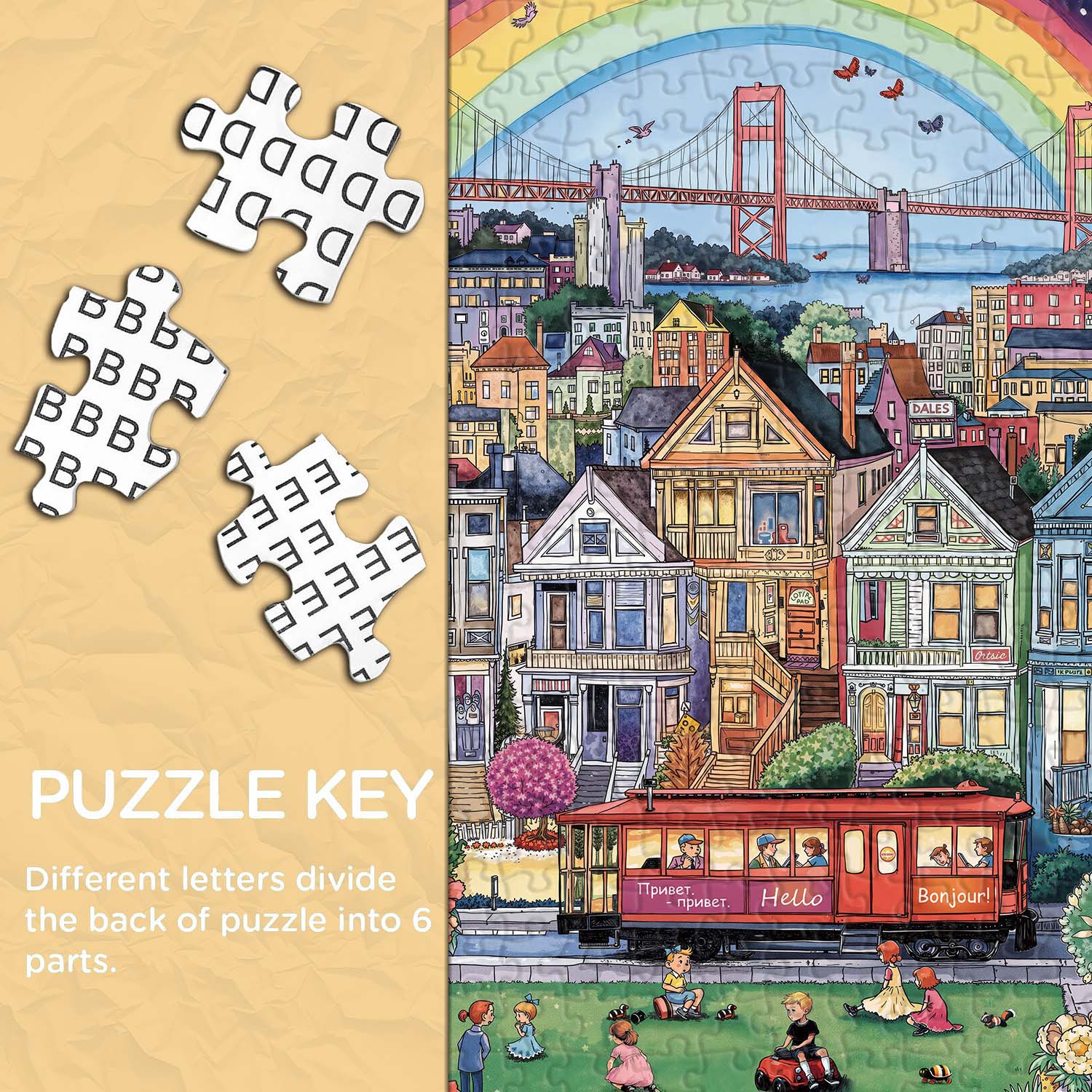 Colorful City Life Puzzle 1000 pièces