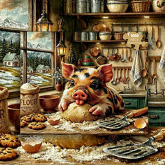Piggy Chef Puzzle 1000 Teile