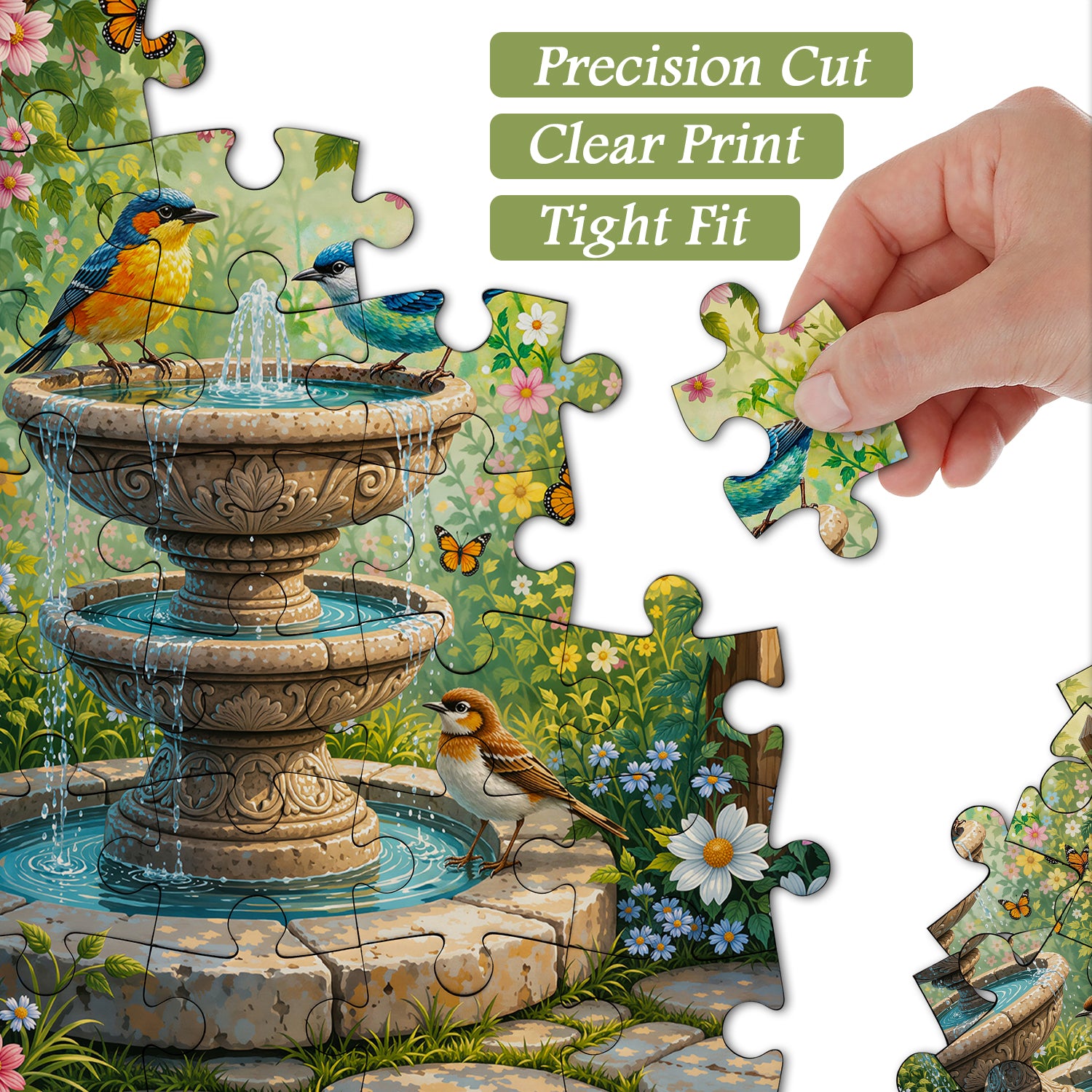 Garden Birds Jigsaw Puzzle 1000 Pieces