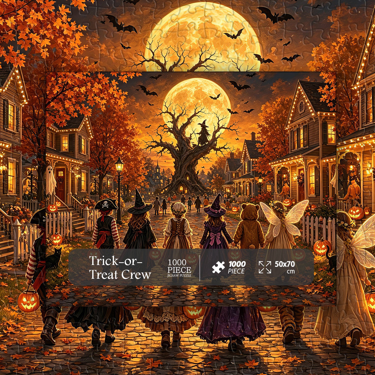 Trick-or-Treat Crew Jigsaw Puzzle 1000 Pieces