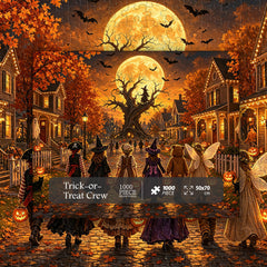 Trick-or-Treat Crew Jigsaw Puzzle 1000 Pieces