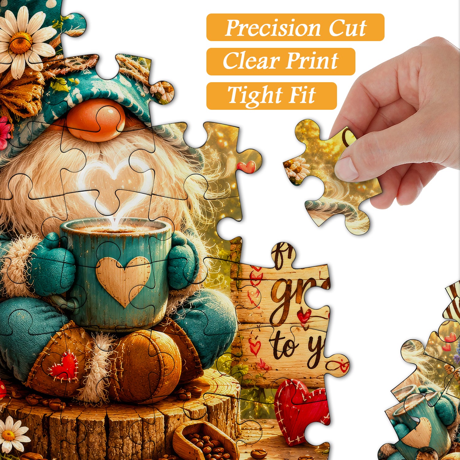 Morgenkaffee-Zwerg-Puzzle, 1000 Teile