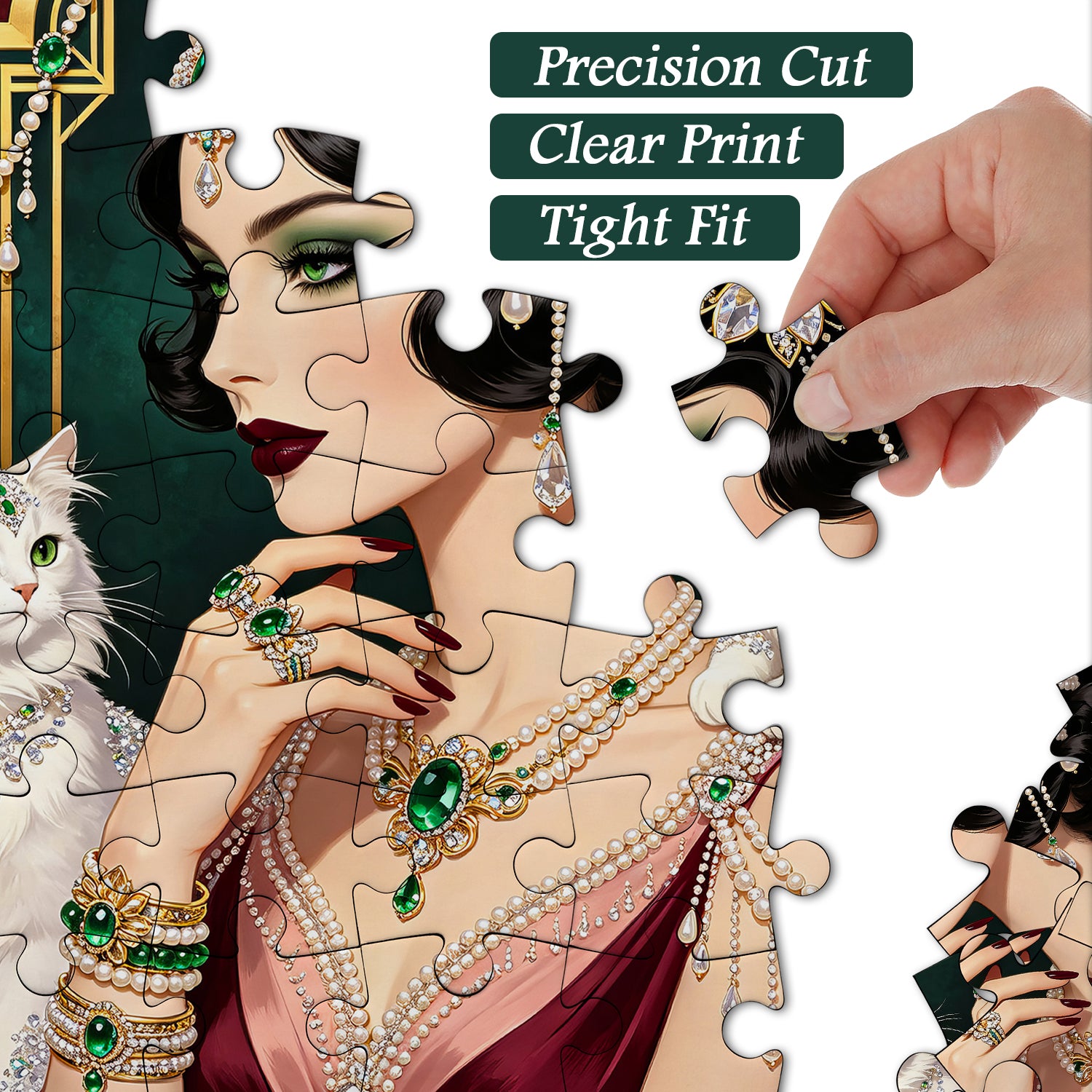 The Emerald Muse Jigsaw Puzzle 1000 Pieces