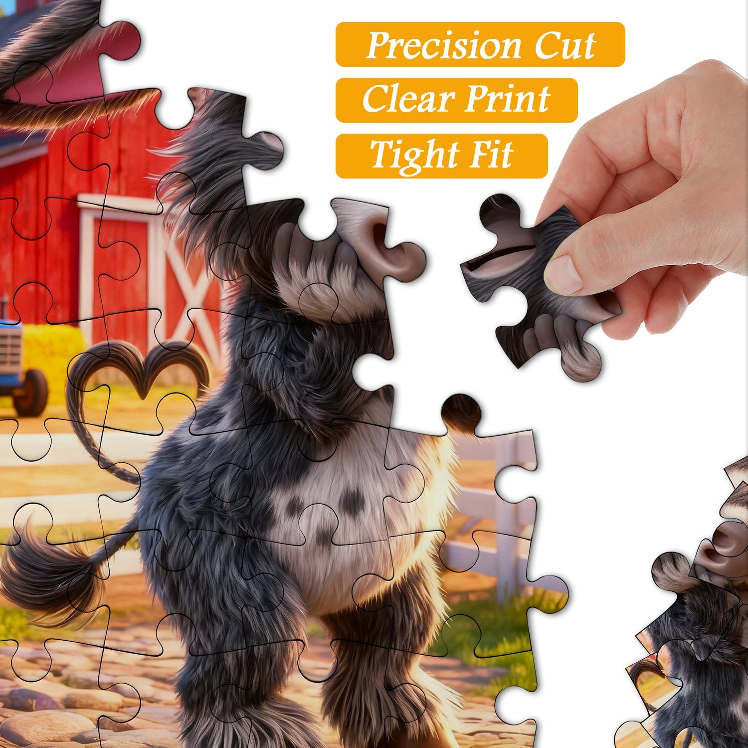 Donkey Barnyard Charm Jigsaw Puzzle 1000 Pieces