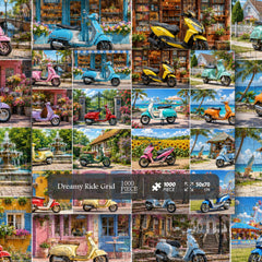 Dreamy Ride Grid Jigsaw Puzzle 1000 Pieces