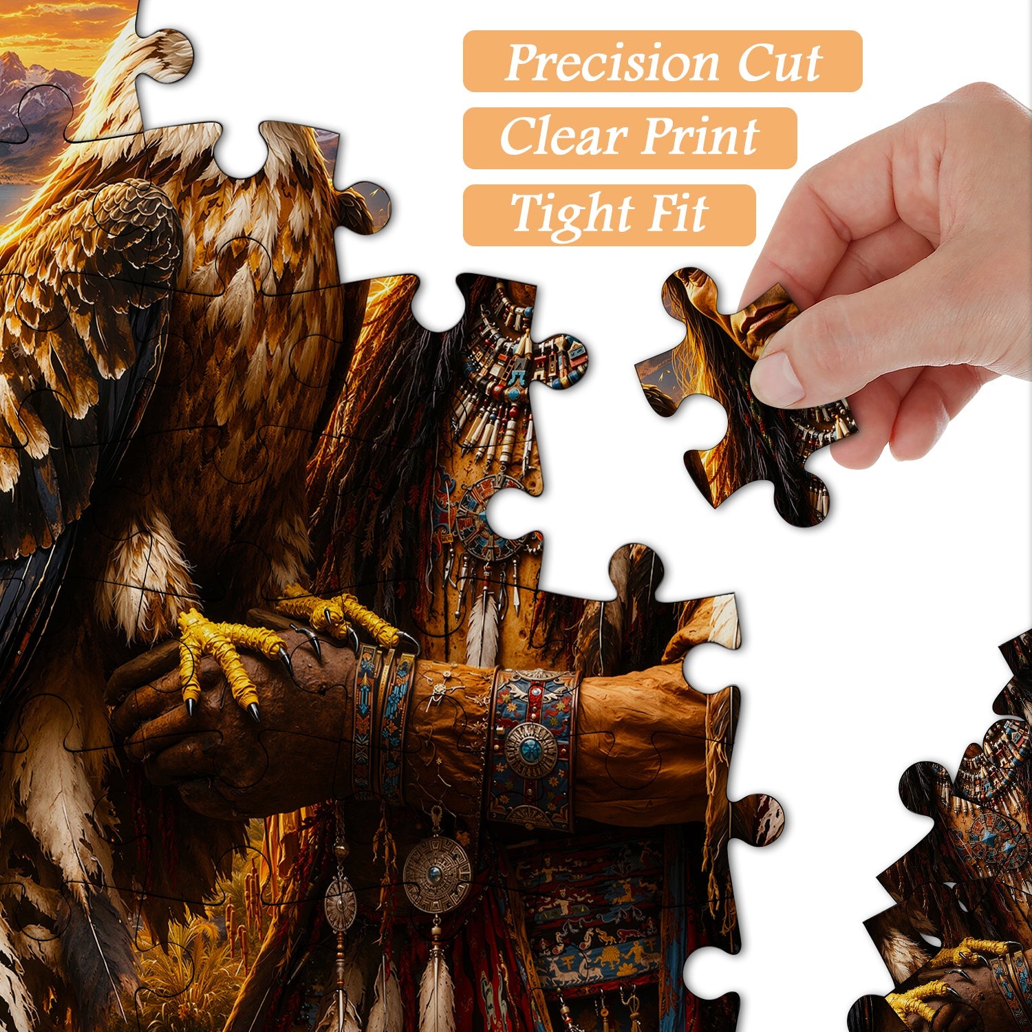 Tribal Spirit Eagle Jigsaw Puzzle 1000 Pieces