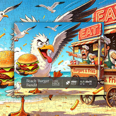 Beach Burger Bandit Jigsaw Puzzle 1000 Pieces