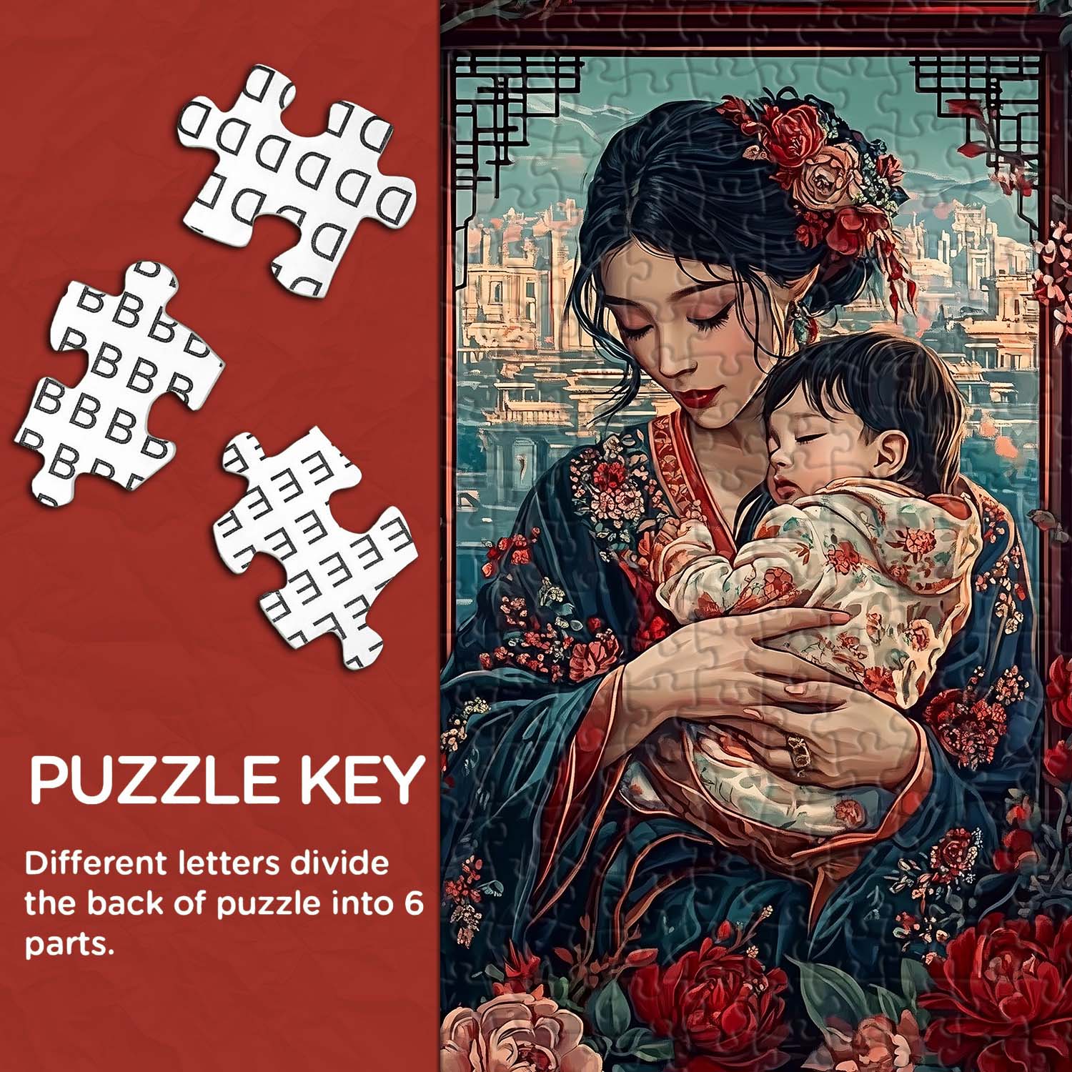 Puzzle de la mère et de l'enfant Puzzle 1000 pièces
