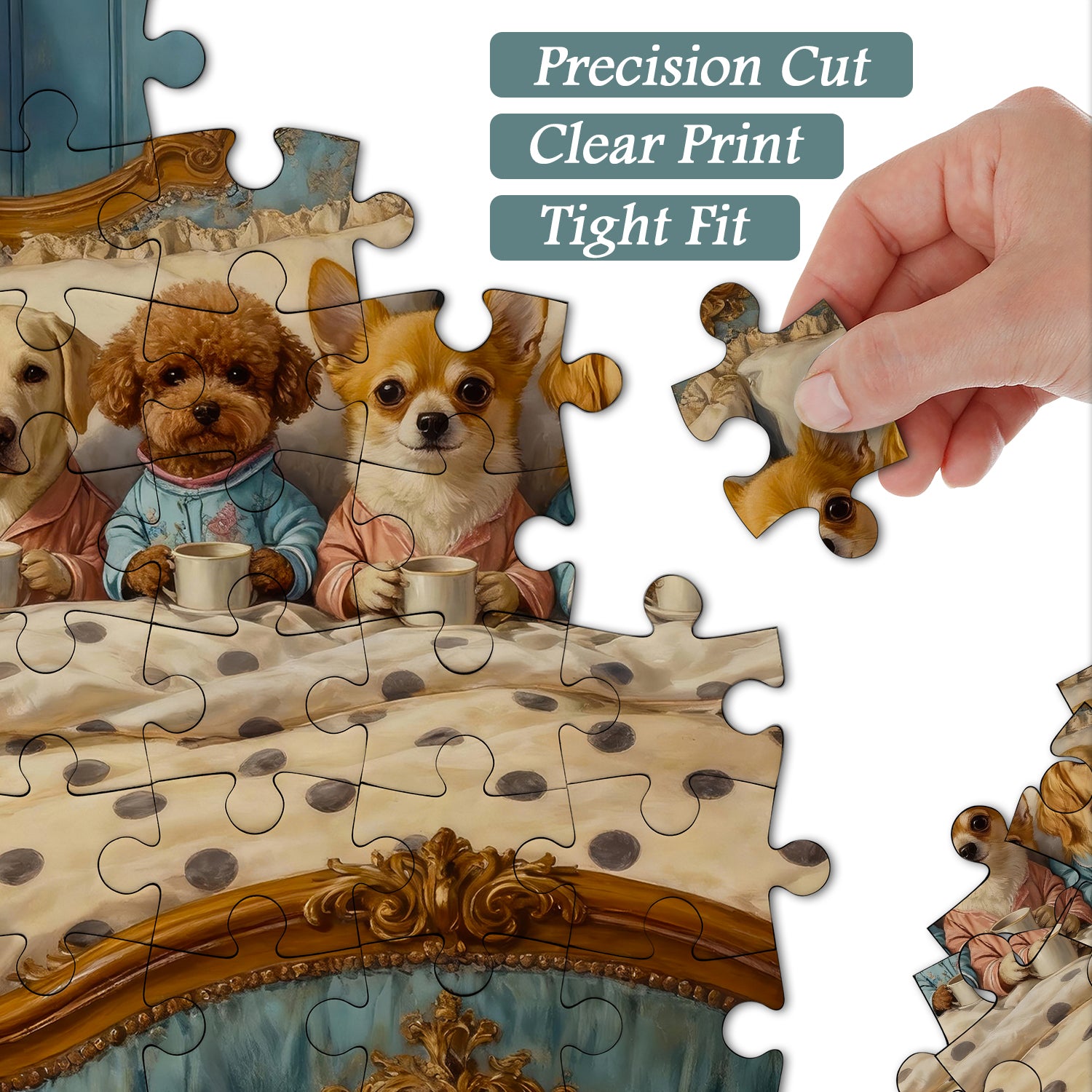 Cozy Pajama Pups Jigsaw Puzzle 1000 Pieces