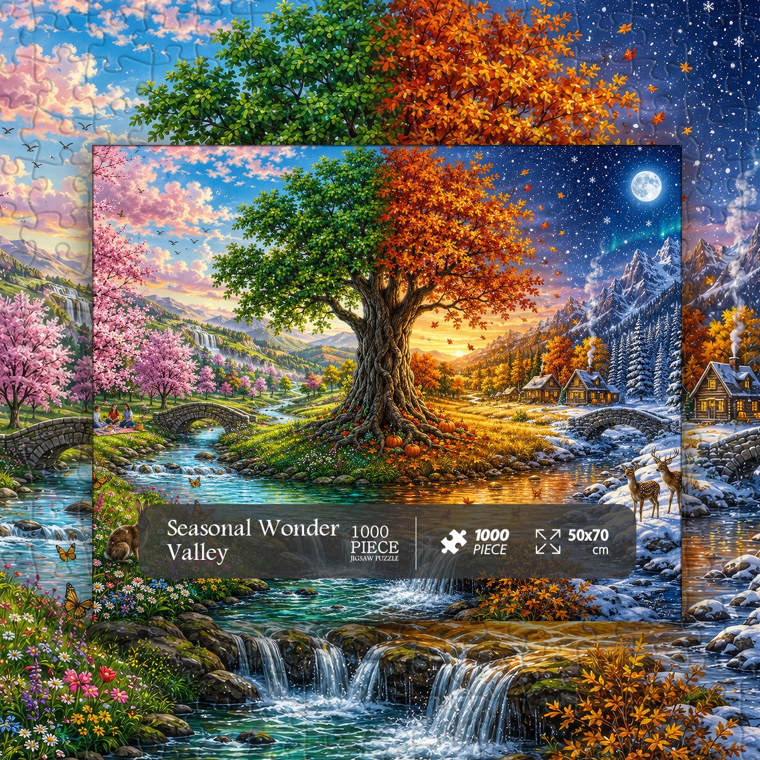 Puzzle saisonnier Wonder Valley 1000 pièces