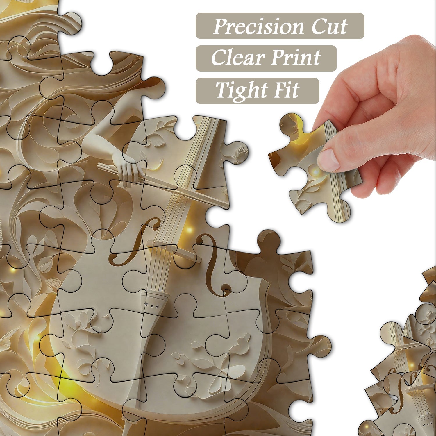 Puzzle di carta con melodia di farfalle, 1000 pezzi