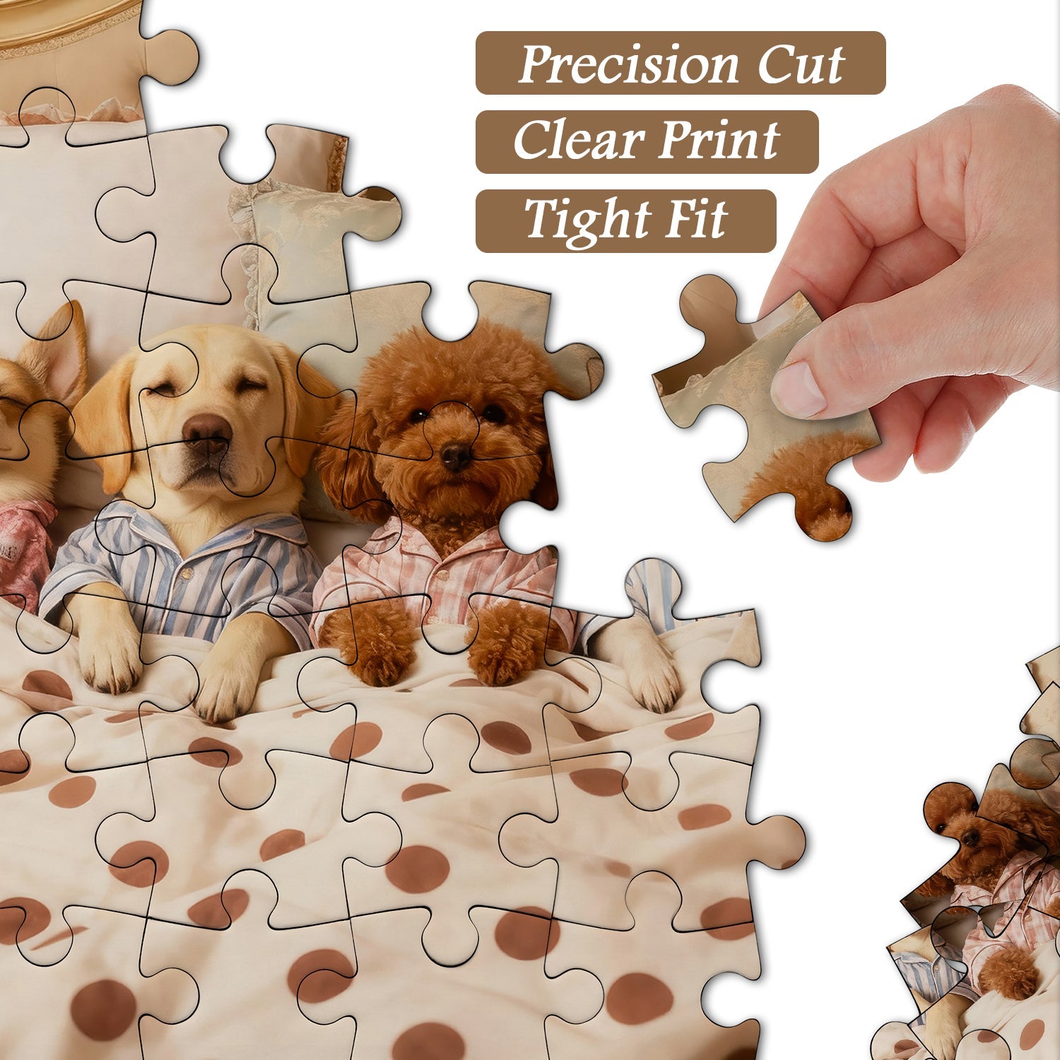 Snoozing Pup Posse Jigsaw Puzzle 1000 Pieces