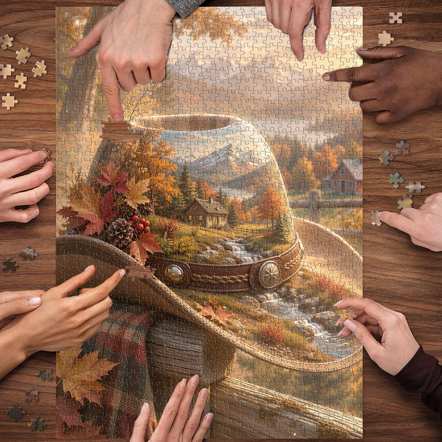 Autumn Hatland Jigsaw Puzzle 1000 Pieces