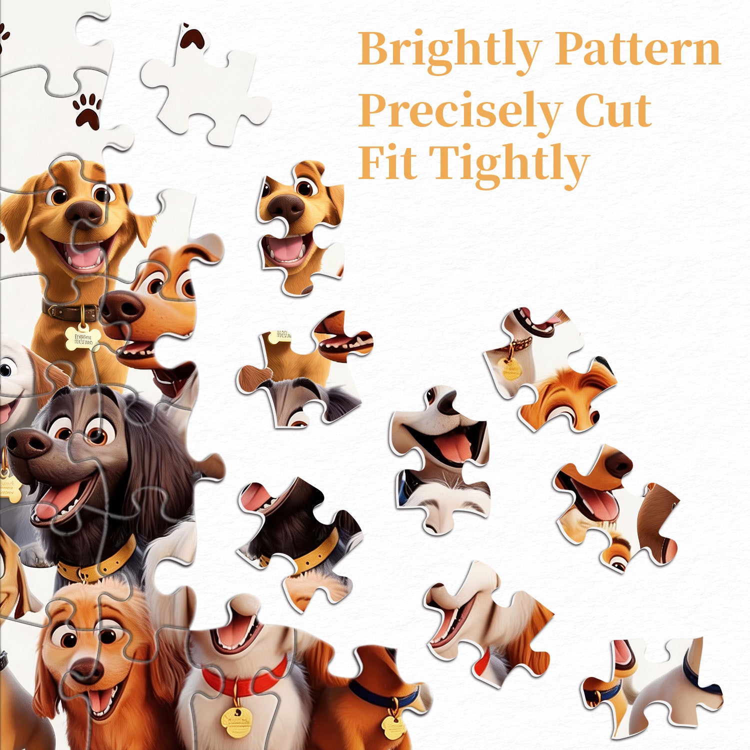 Life is Better with Dogs Jigsaw Puzzle 1000 Pieces