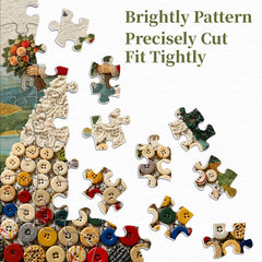 Button Skirt Jigsaw Puzzle 1000 Pieces