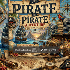 Pirate Adventure Jigsaw Puzzle 1000 Pieces