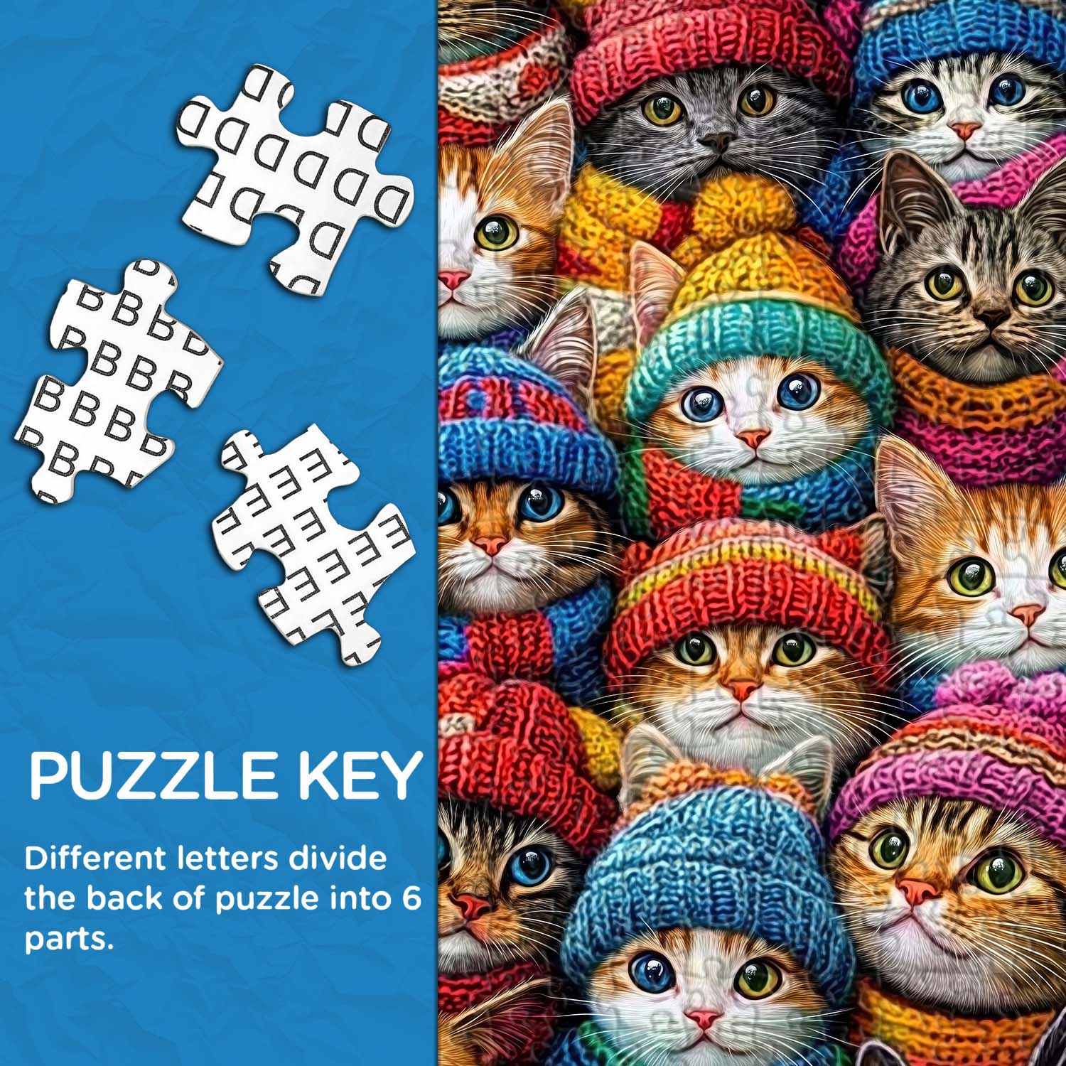 Knit Kitty Sammelpuzzle 1000 Teile