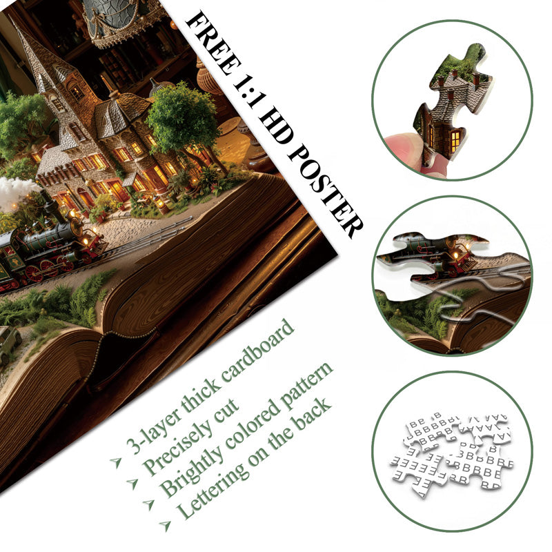 À travers les pages Puzzle de puzzle 1000 pièces
