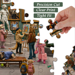 Fur & Fine Art Gallery Jigsaw Puzzle 1000 Pieces