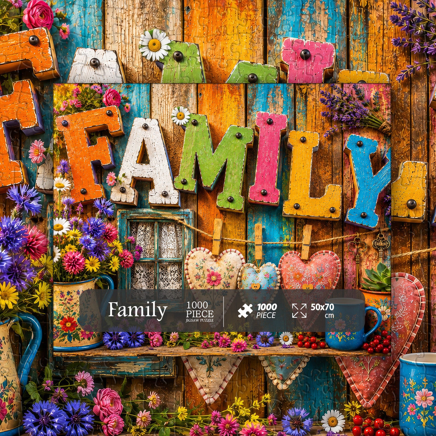 Family Jigsaw Puzzle 1000 Pieces