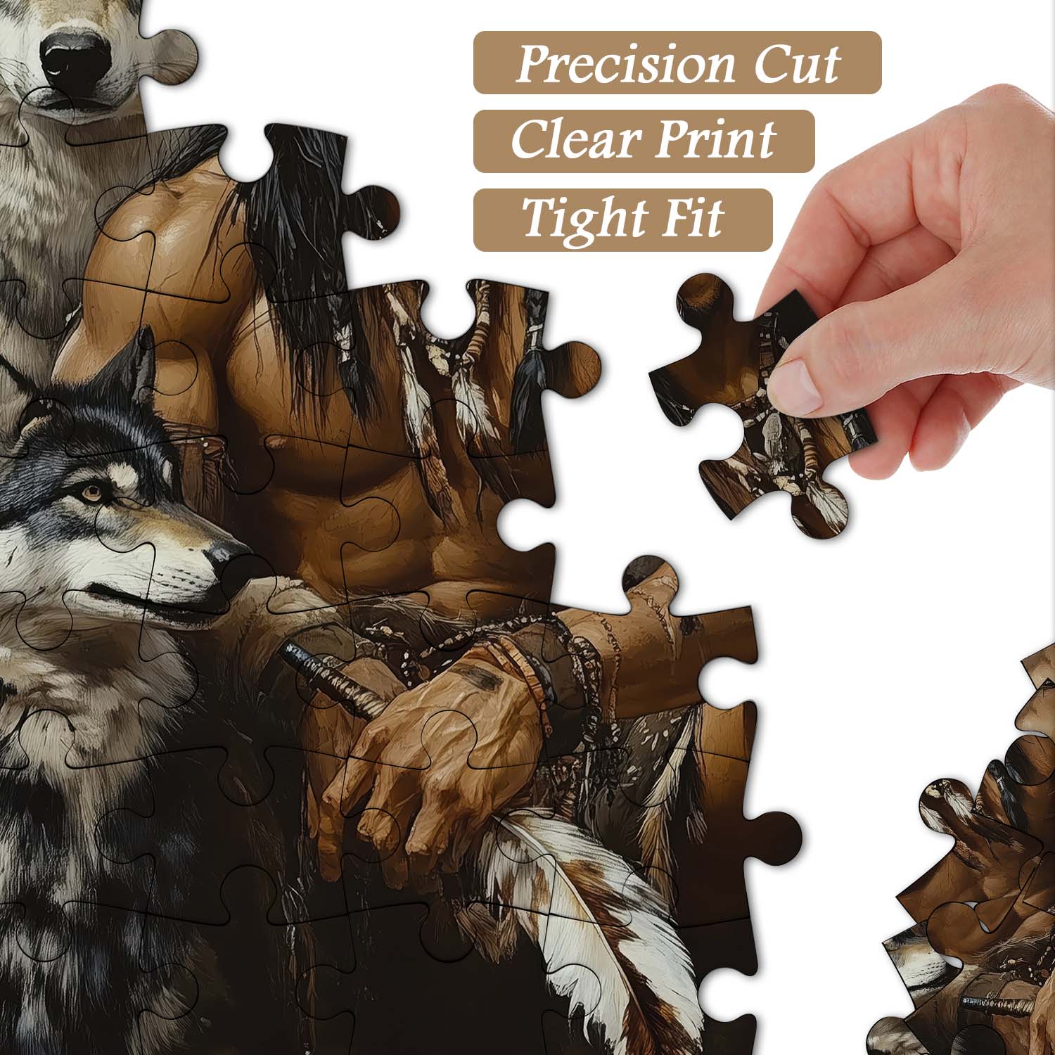 King Of The Wolves Jigsaw Puzzle 1000 Pieces