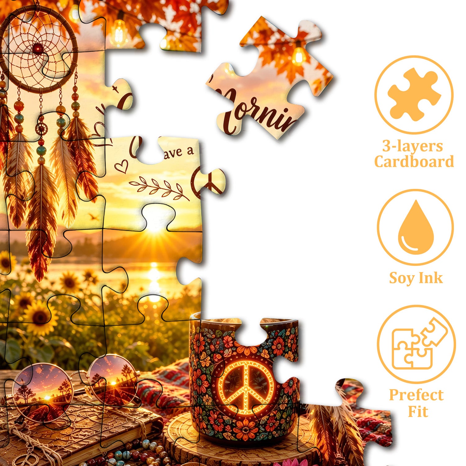 Puzzle Boho Morning Camp 1000 pezzi