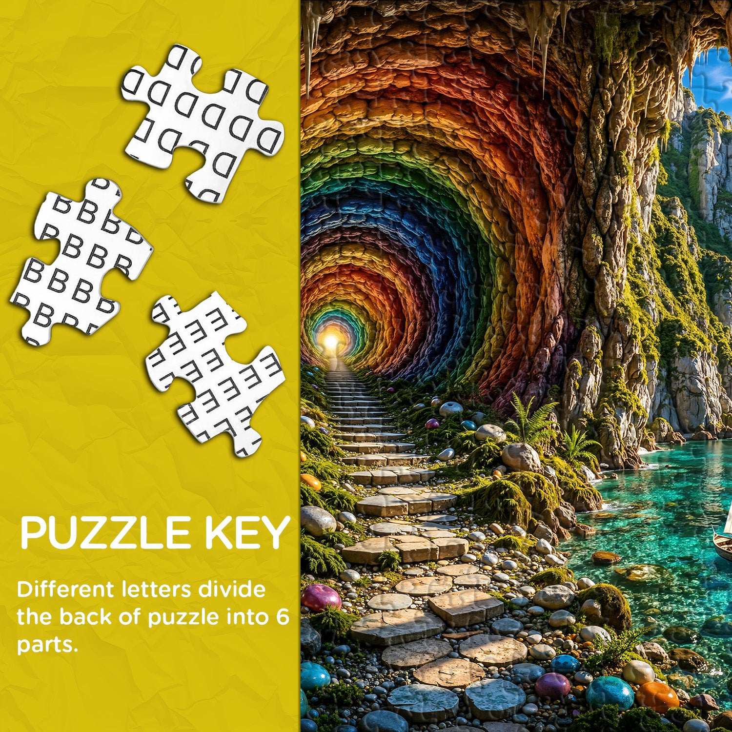 Rainbow Cove Jigsaw Puzzle 1000 Pieces