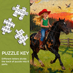 Galloping à Dusk Jigsaw Puzzle 1000 pièces