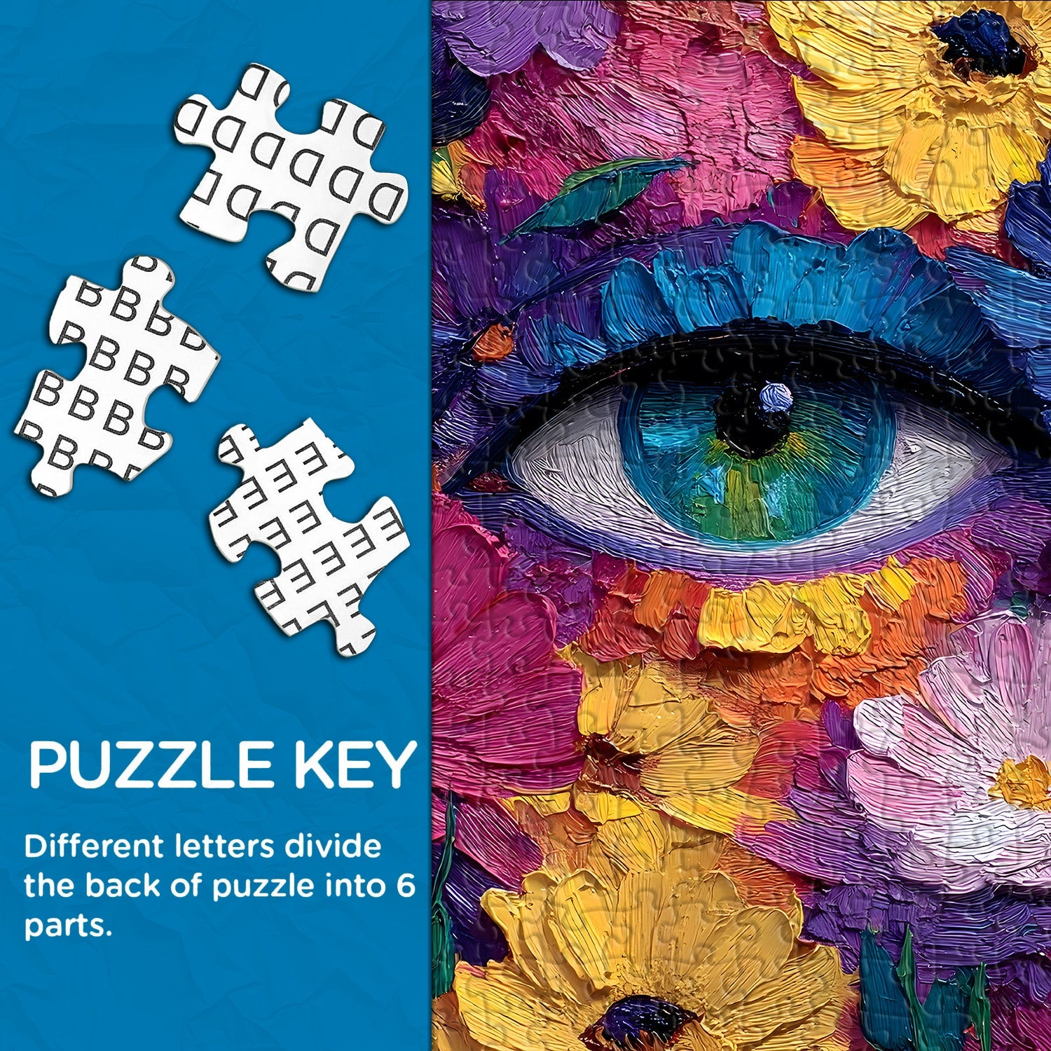 Blumenaugen-Puzzle 1000 Teile