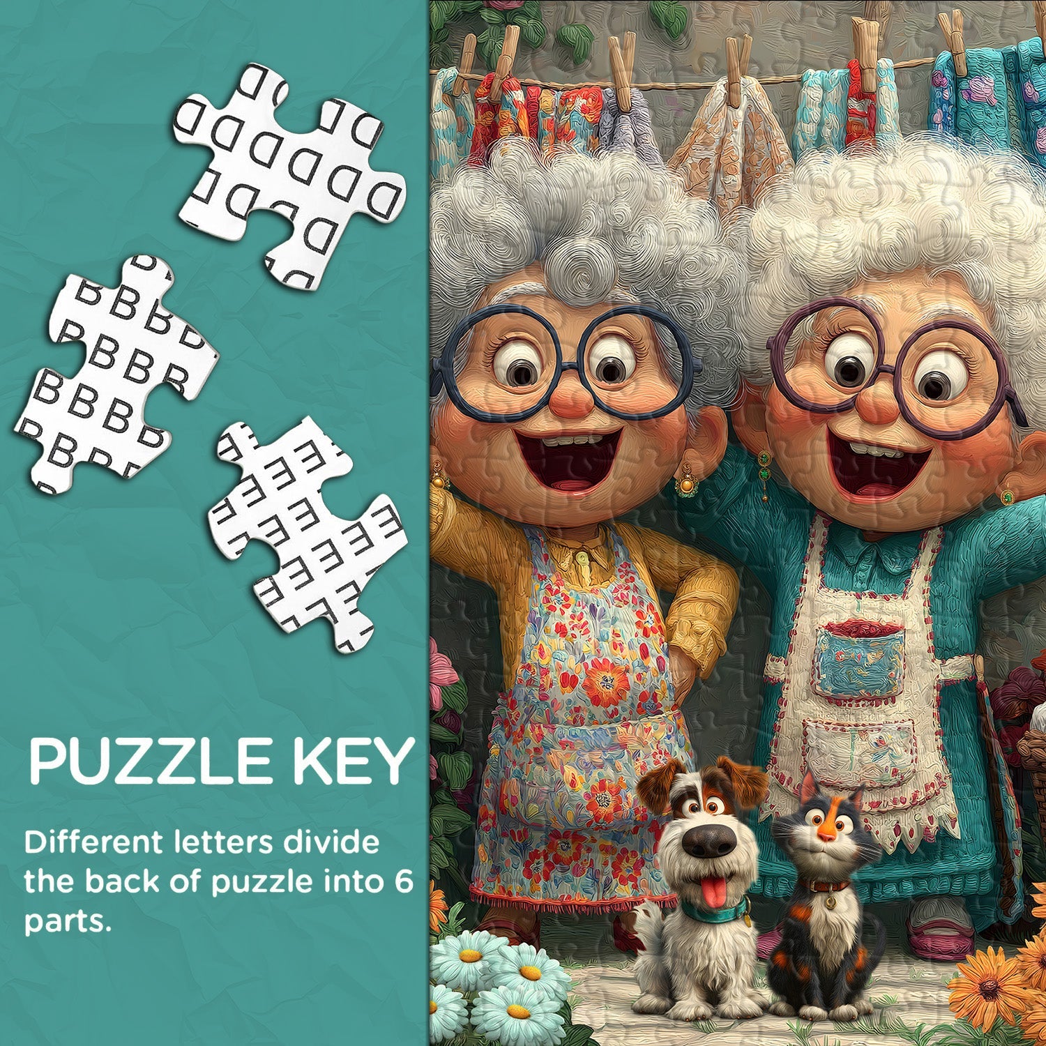 Puzzle Joyful Nonna Duo 1000 pezzi