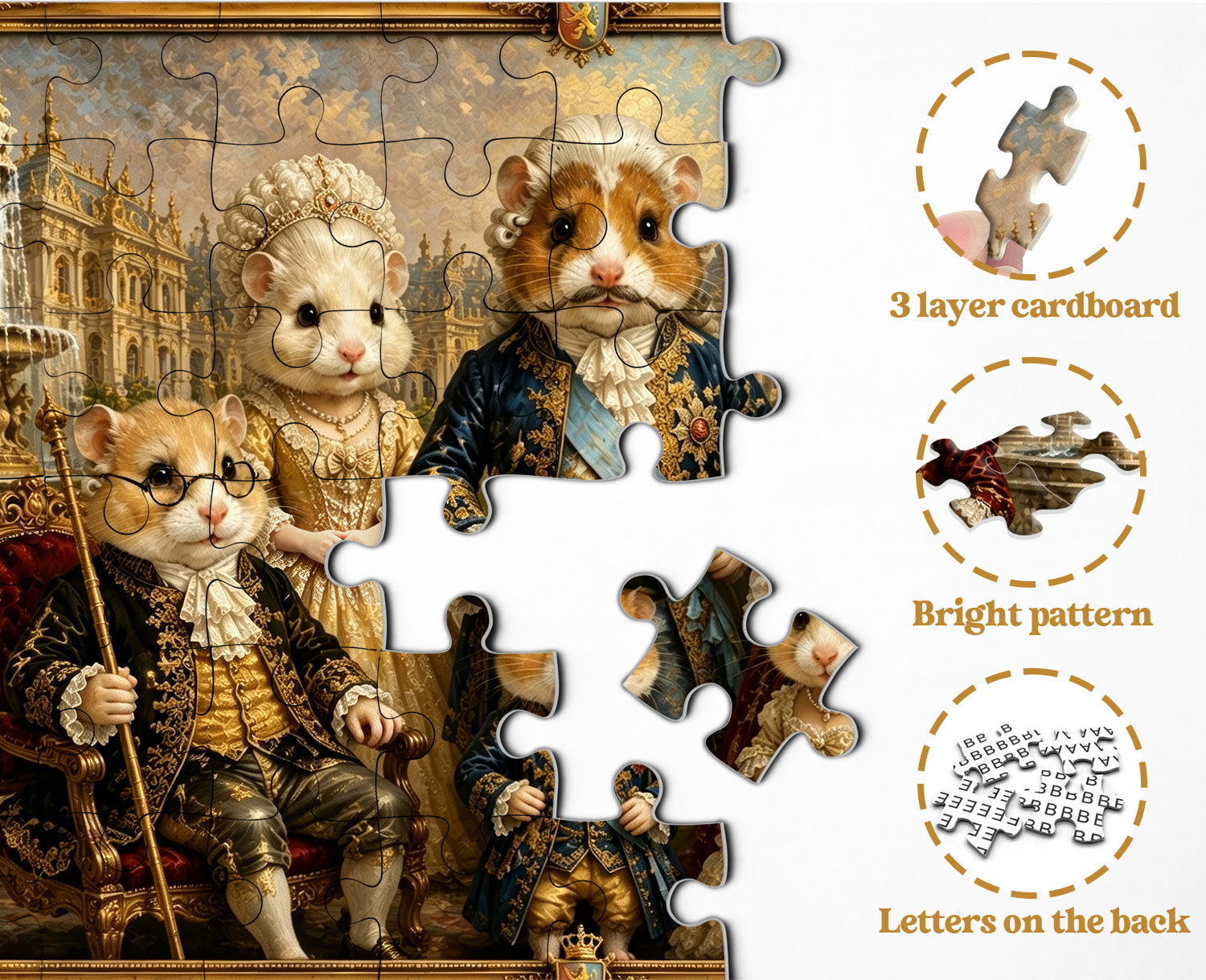Chateau Hamster Kin Jigsaw Puzzle 1000 Pieces
