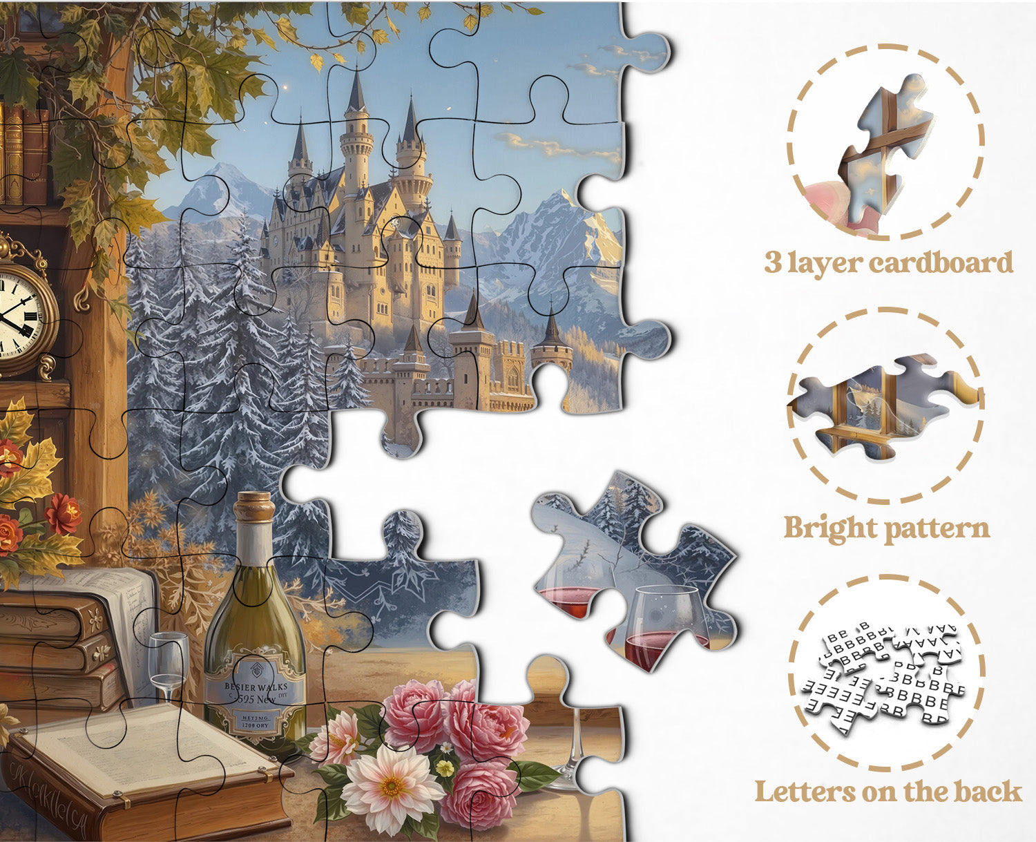 Winter Wonderland Window Jigsaw Puzzle 1000 Pieces