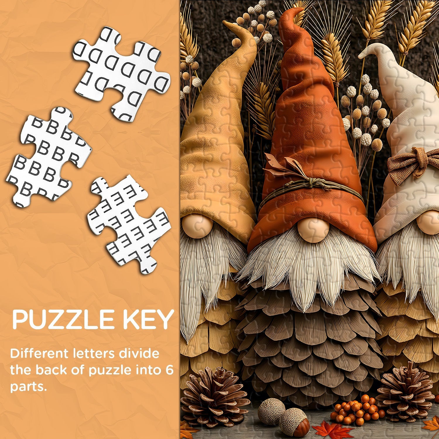 Harvest Gnome Jigsaw Puzzle 1000 Pieces